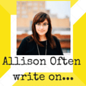 Allison Often write on... (1)
