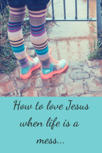 pin how to follow Jesus when life is a mess