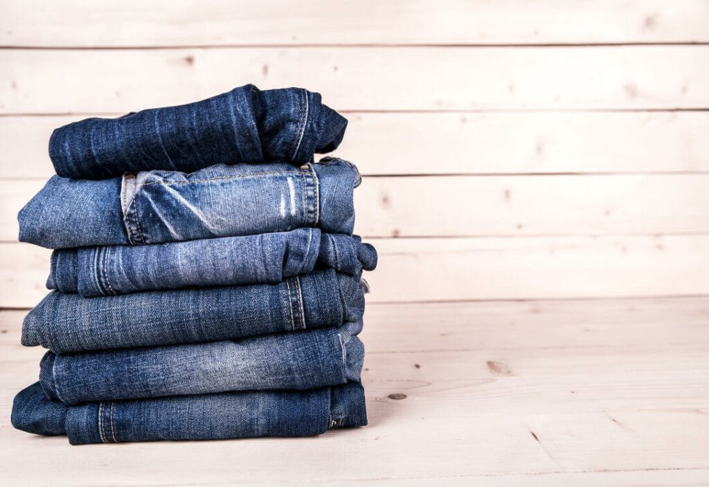 pile of jeans
