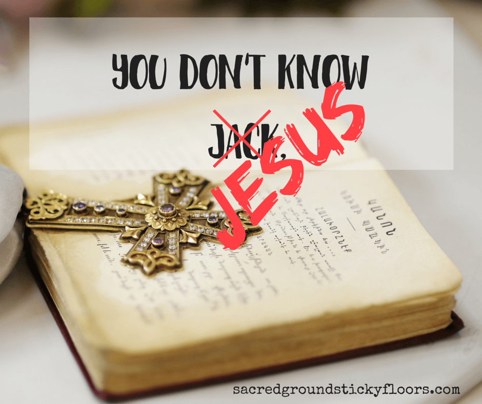 you dont know jack, jesus